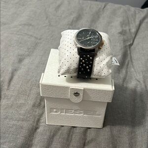 Diesel Black Studded Women's Watch